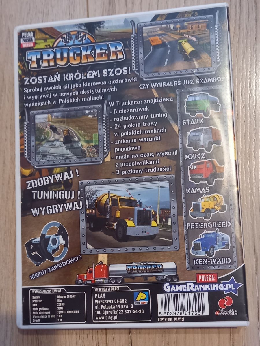 Trucker PC CD-ROM Gra Stan Bardzo Dobry