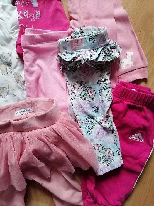 Paka dużo ubrań  dla dziewczynki roz.68, H&M, Reserved ok.30sztuk
