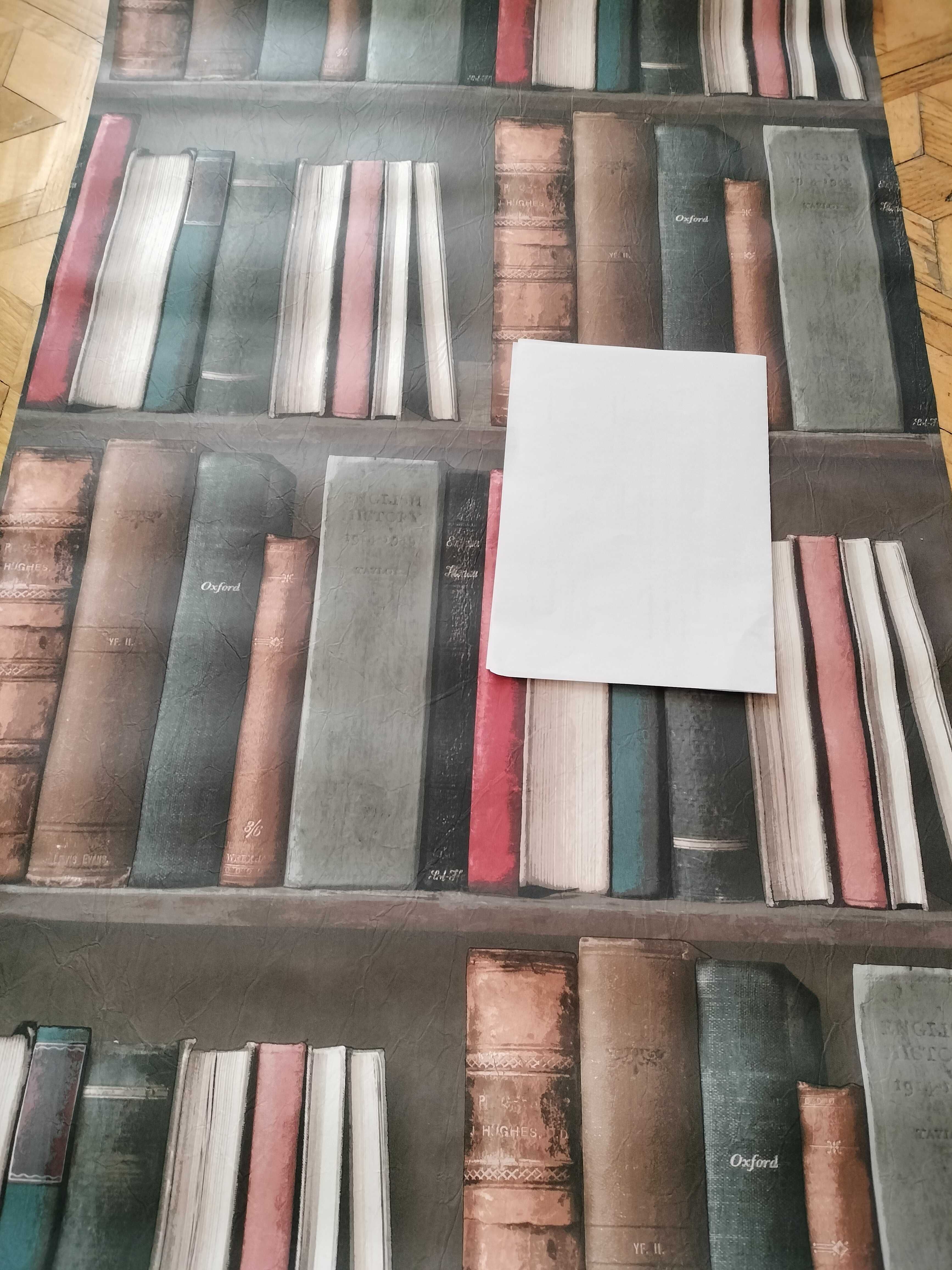 tapeta papierowa "książki" 230cm+50