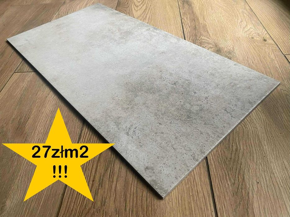Okazja !! Płytki Gresowe Podłoga / Ściana SOFT GREY już za 27złm2