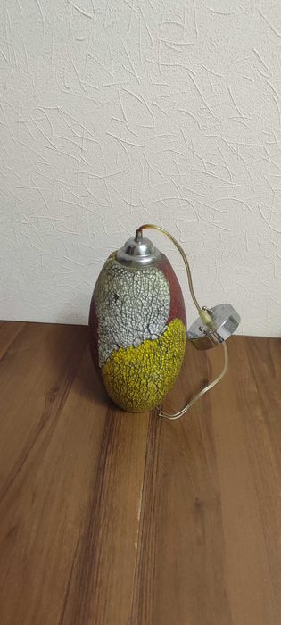 Оригінальна люстра мозаїка бите скло