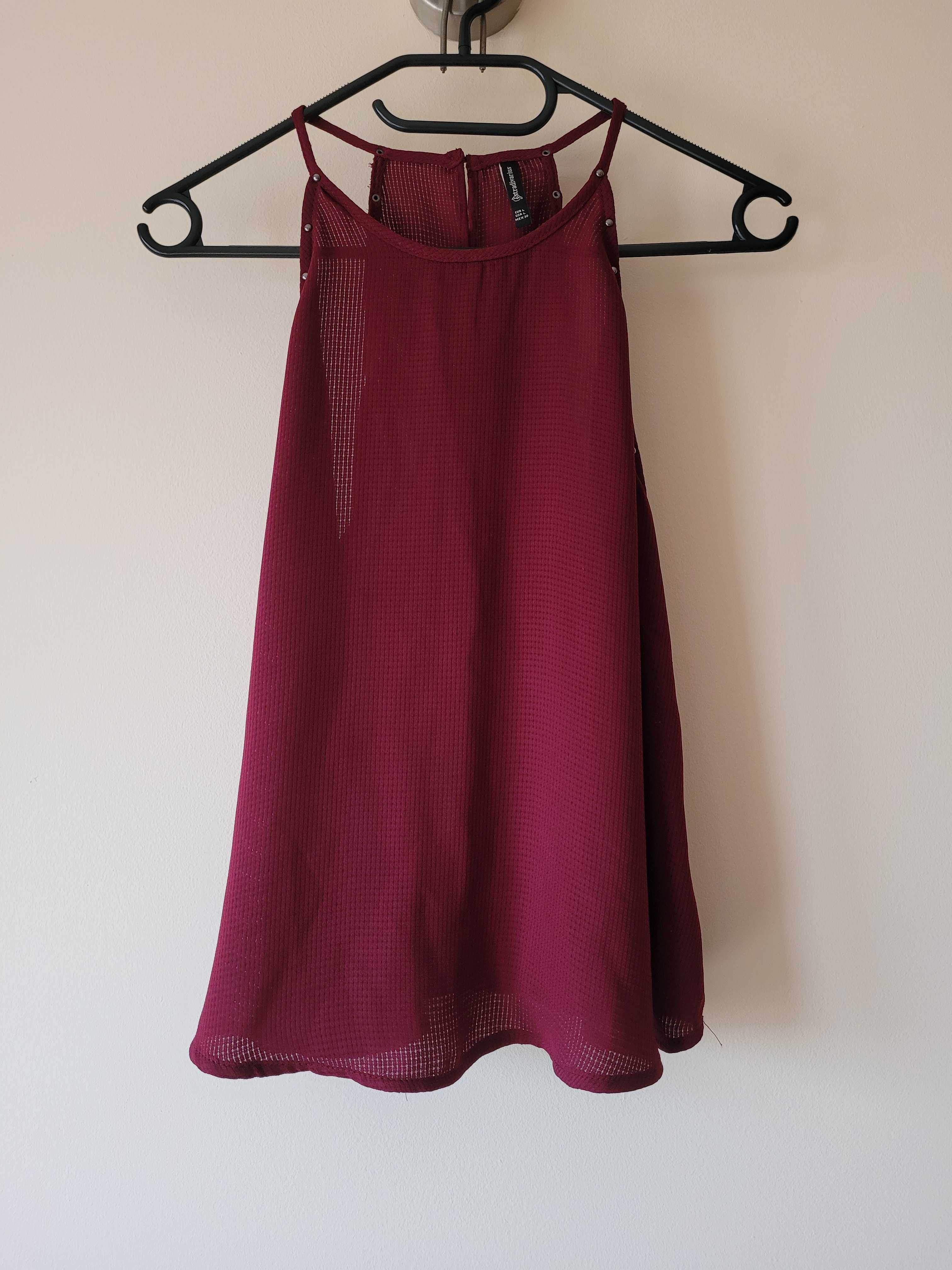 Zwiewny top na ramiączkach Stradivarius rozmiar L