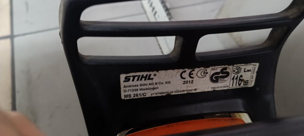 Pilarka spalinowa piła łańcuchowa Stihl 261 c Husqvarna