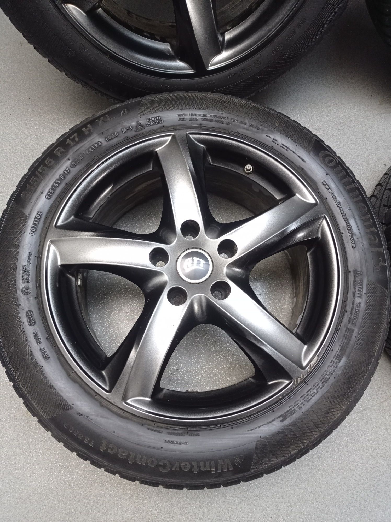 Диски з резиною 215/55R17 5х114 3 Outlander Civic ASX Lancer IX35 Kona