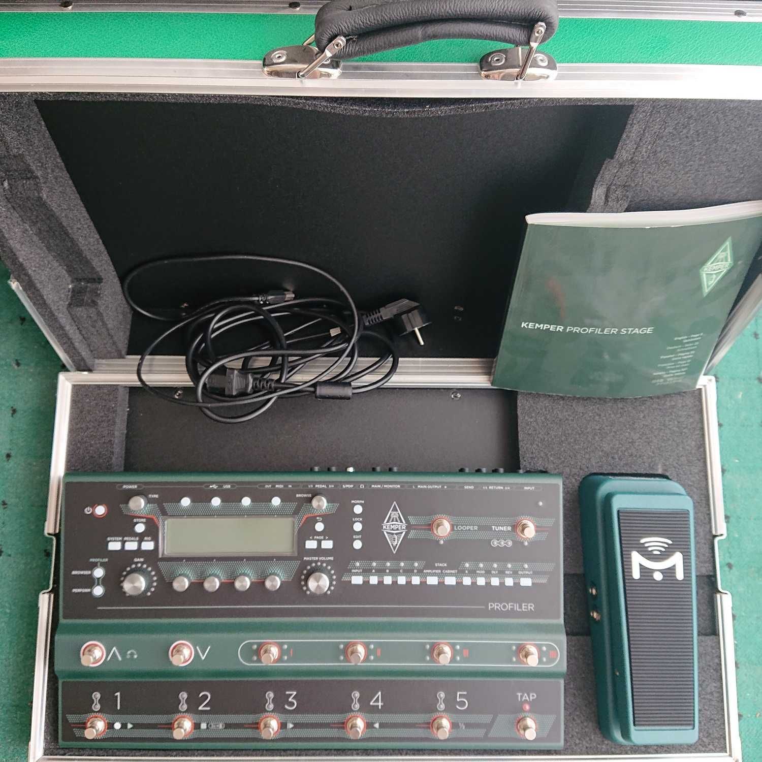 Kemper Profiler Stage + twardy case Thone + pedał EP1-KP-GN