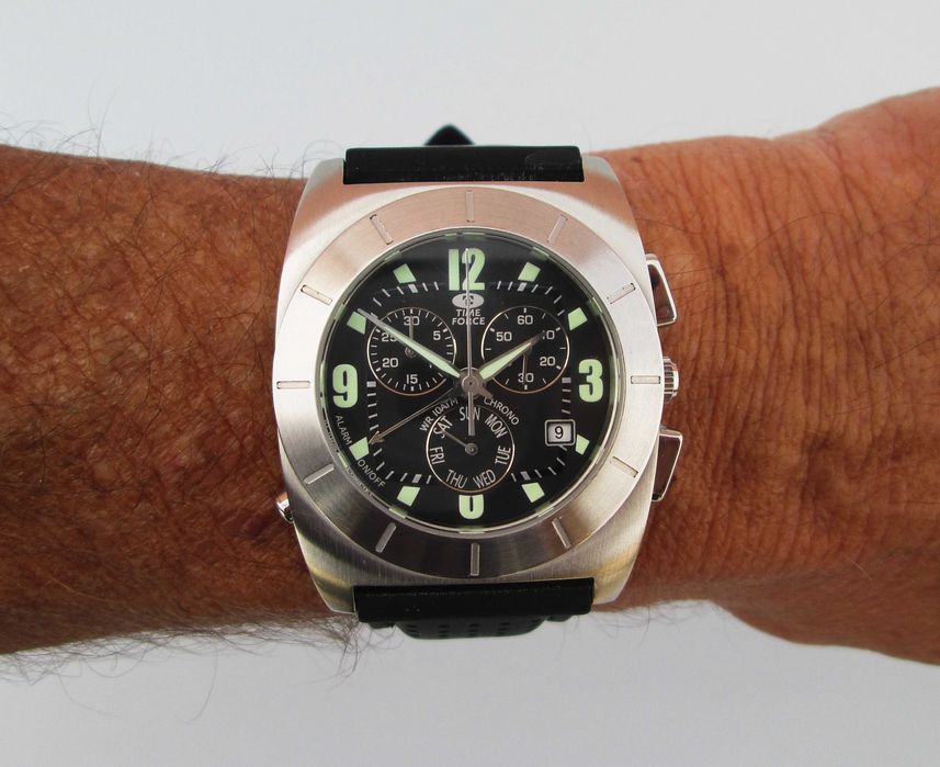 1990's Relógio Cronometro TIME FORCE com Alarme Mov. ISA 8154 - SWISS
