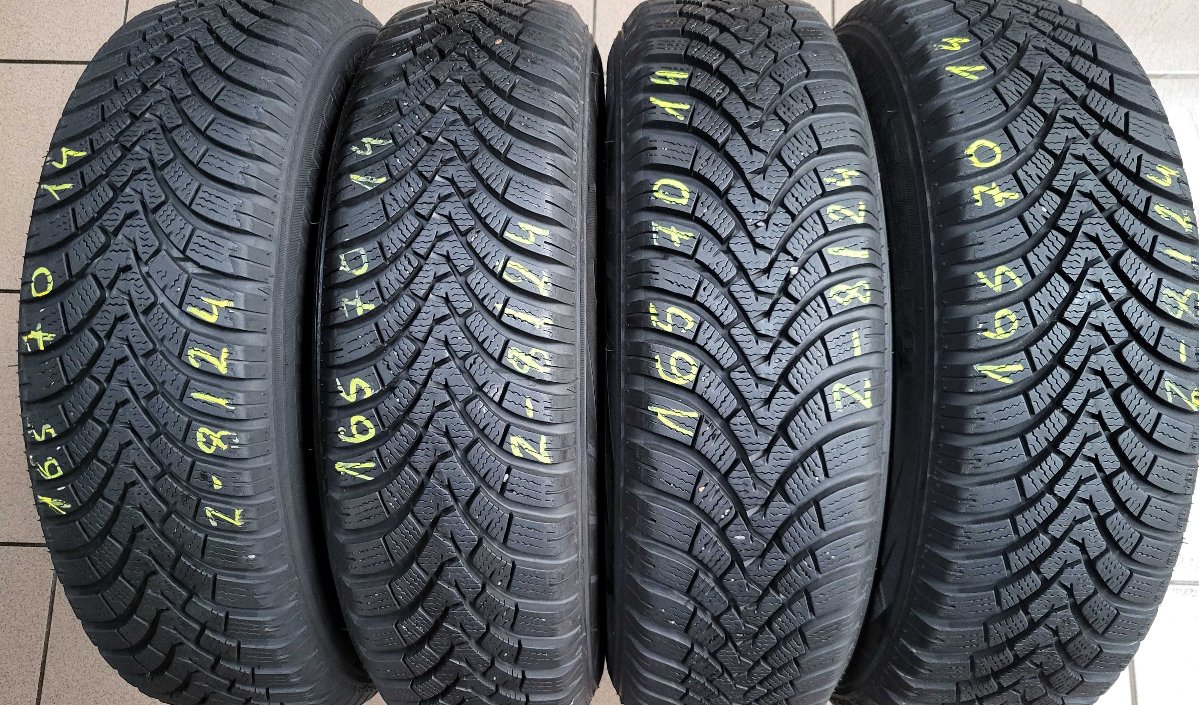 165/70r14 81T (Z8/24)006 4szt 6/8mm EuroWinter HS01 FALKEN ZIMOWE