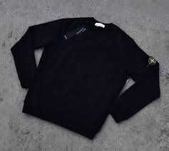STONE ISLAND Кофта свитшот черный • Чоловічий светер стон айленд