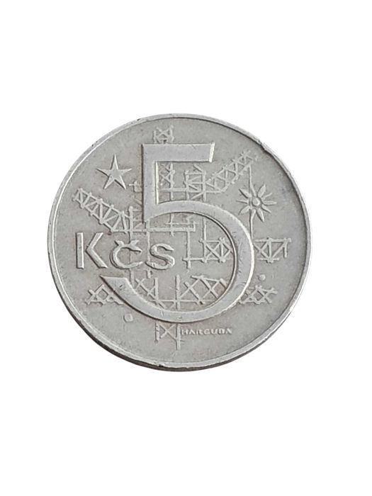 Stara moneta 5 koron Czechosłowacja 1978 unikat antyk kolekcjonerski