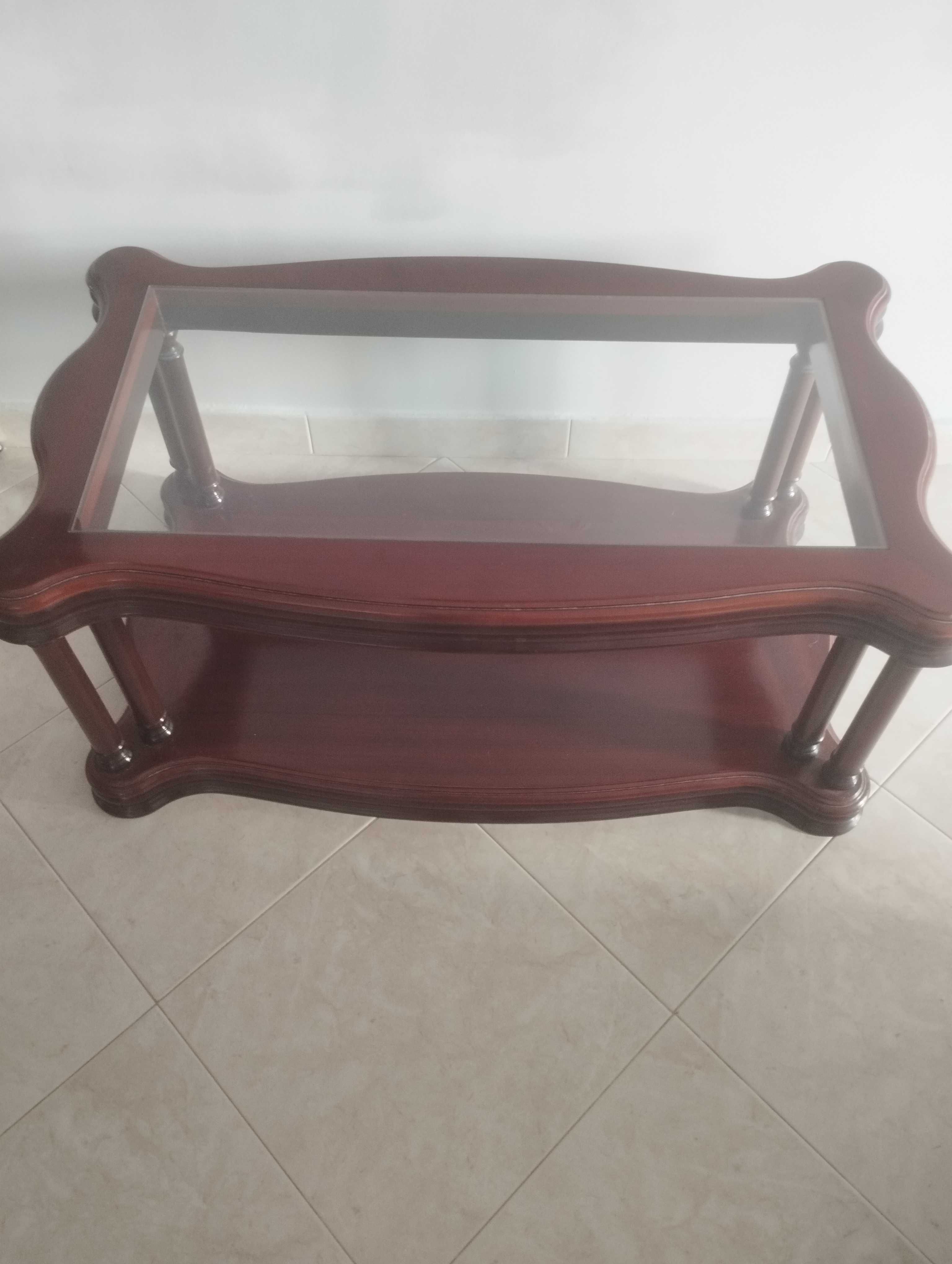 Vendo mesa e mesa de apoio