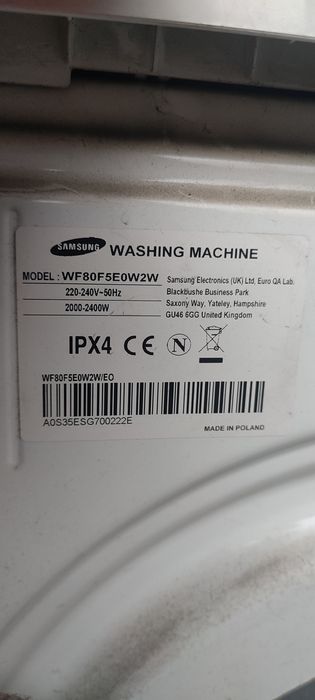 Pralka Samsung eco bubble 8kg