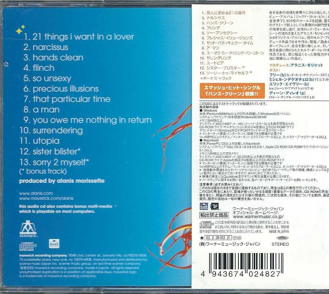 CD Alanis Morissette - Under Rug Swept (2002 Japan) (Maverick)