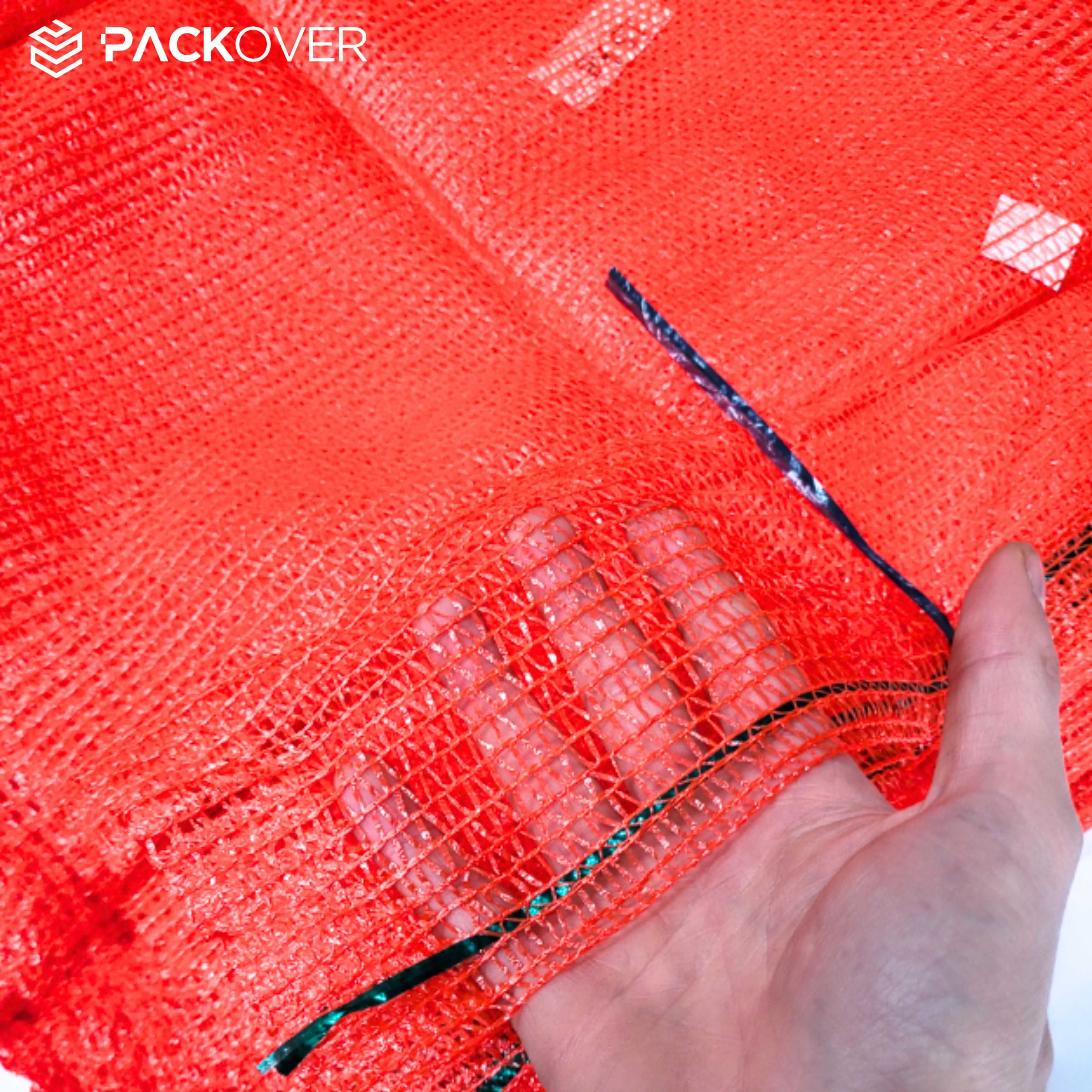 Worki raszlowe 15 kg, pomarańczowe, marchew, duża dostępność, PACKOVER
