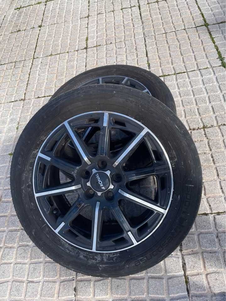 4 jantes 16” e pneus 205/55 r16