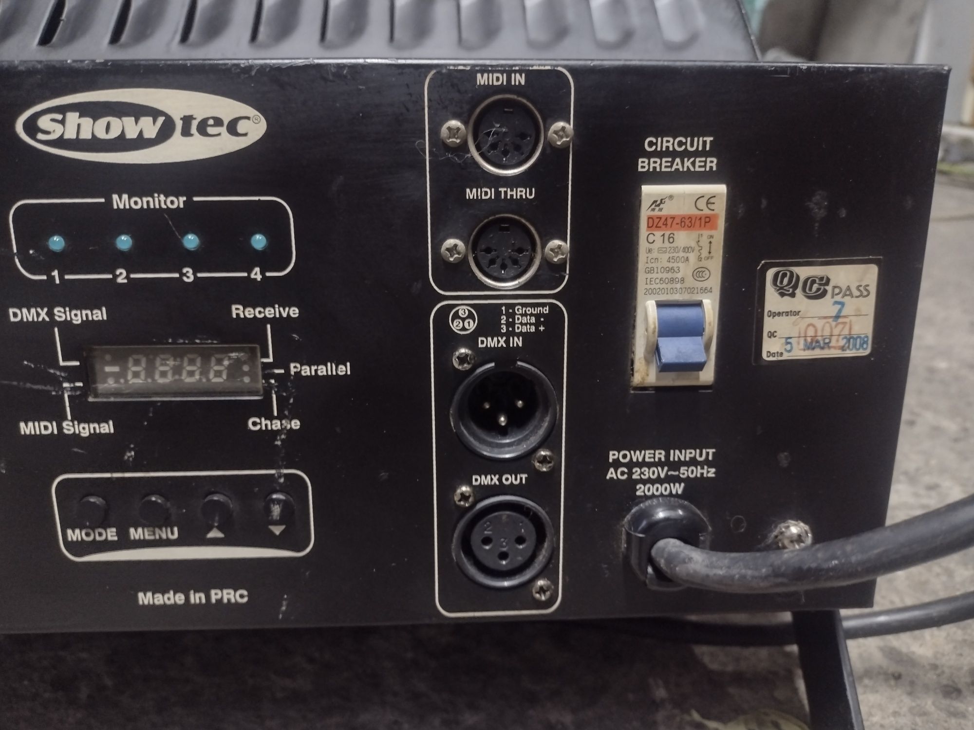 Kolorofon Showtec Quoatro Light Dmx