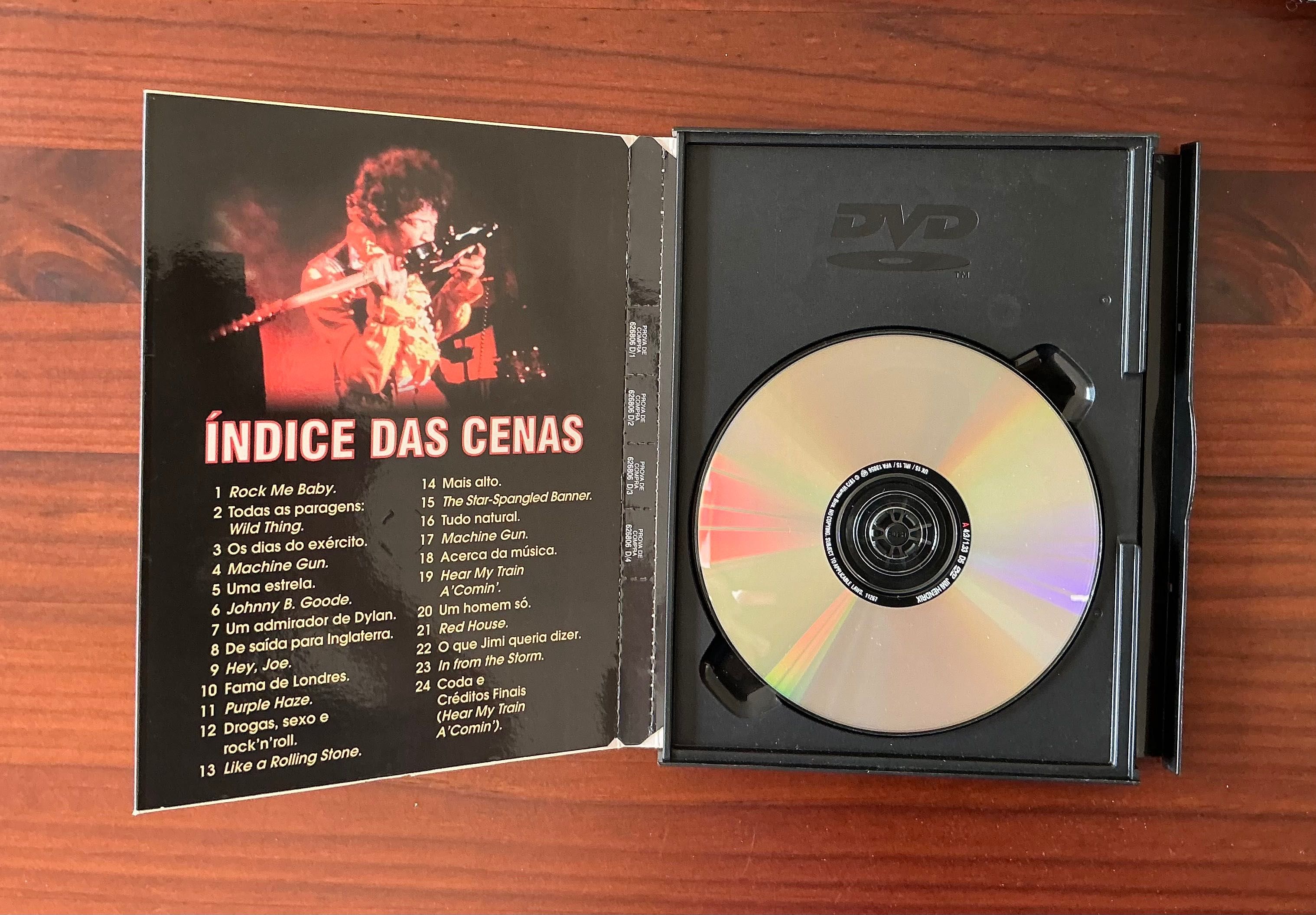 03 DVD's do Jimi Hendrix - preço IMBATÍVEL!!