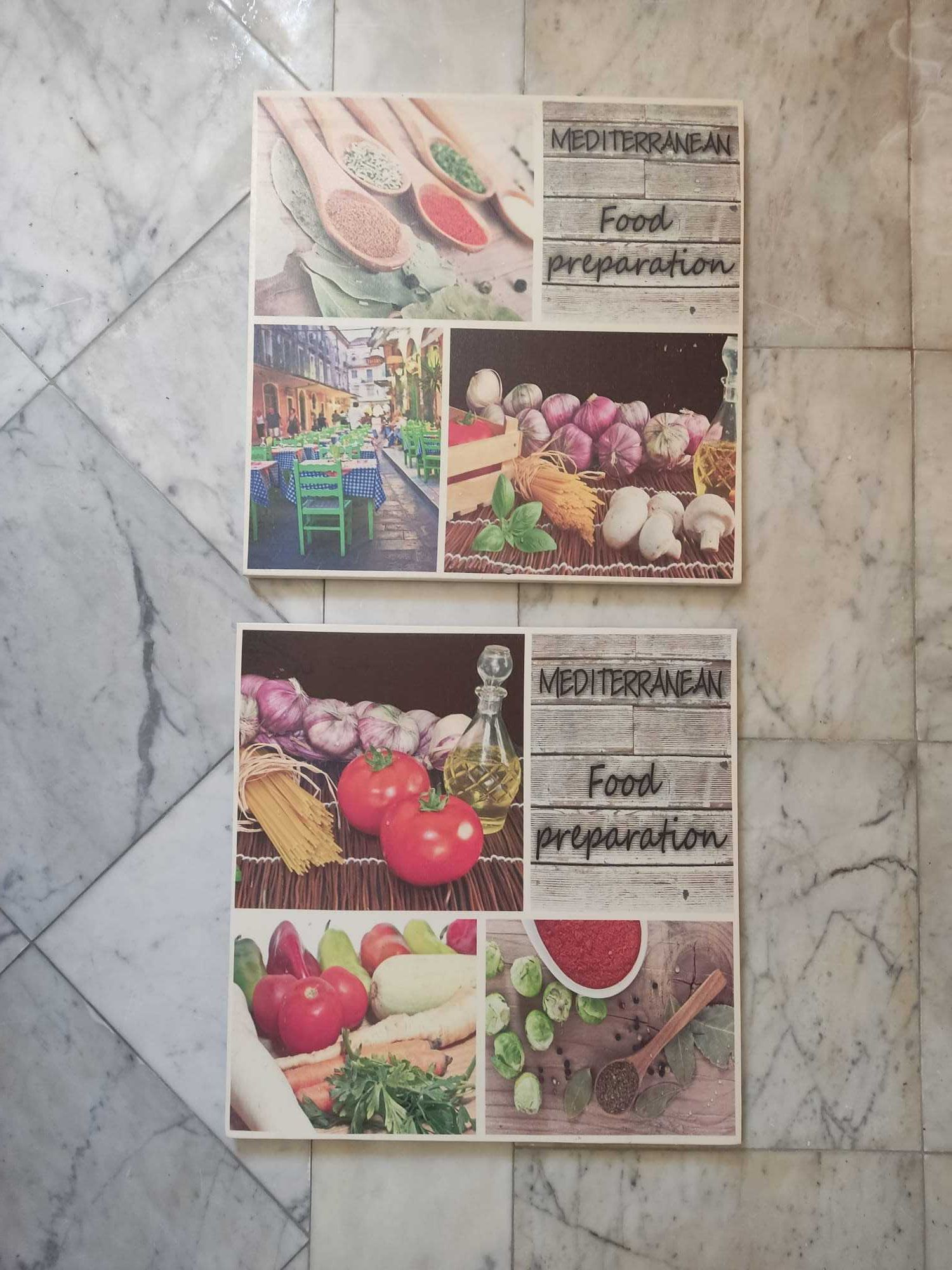 Quadros de decoração para a cozinha 2 em 1