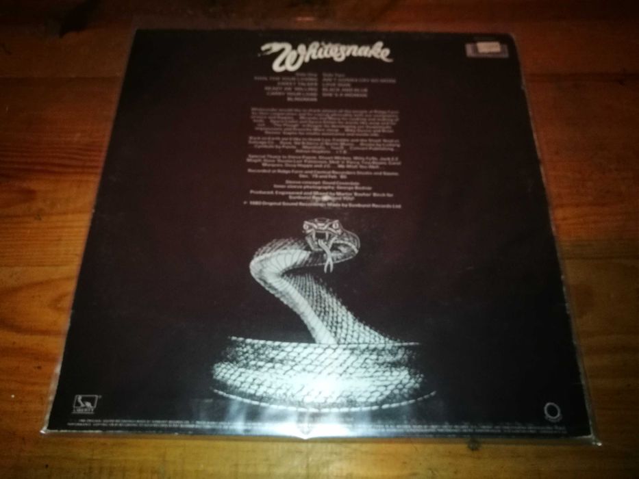 WHITESNAKE (Metal-Hard-Rock)	Ready Anwilling (EDIÇÃO ITALIANA -1980)LP