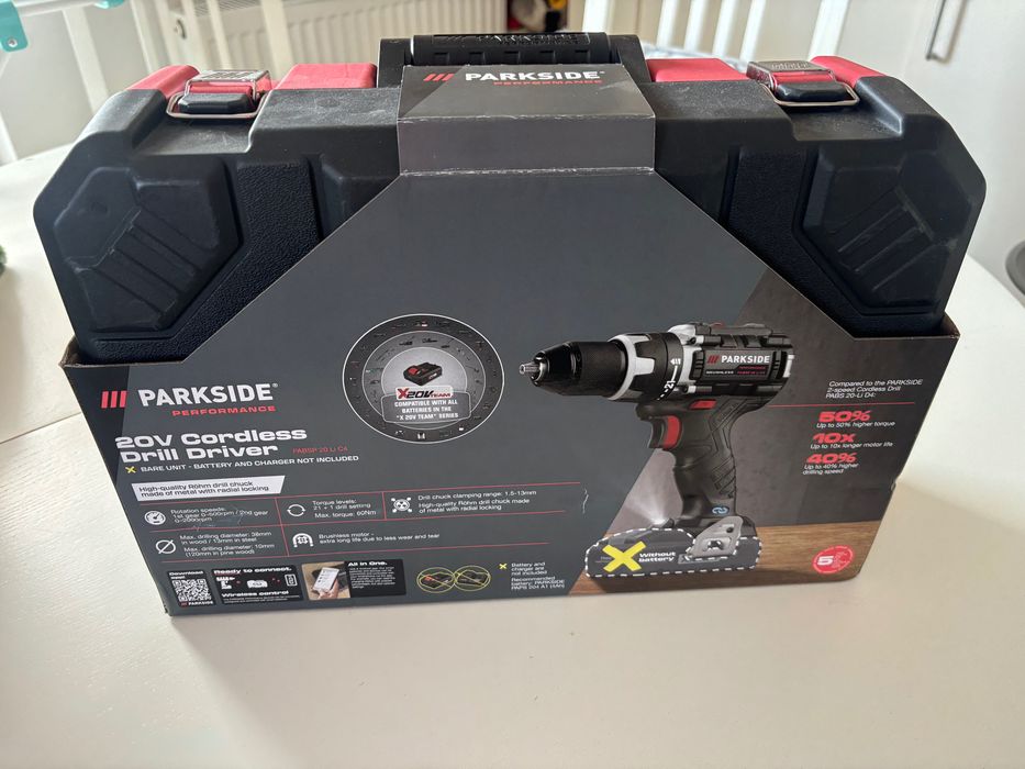 Wiertarko wkrętarka Parkside PABSP Li C4 20V