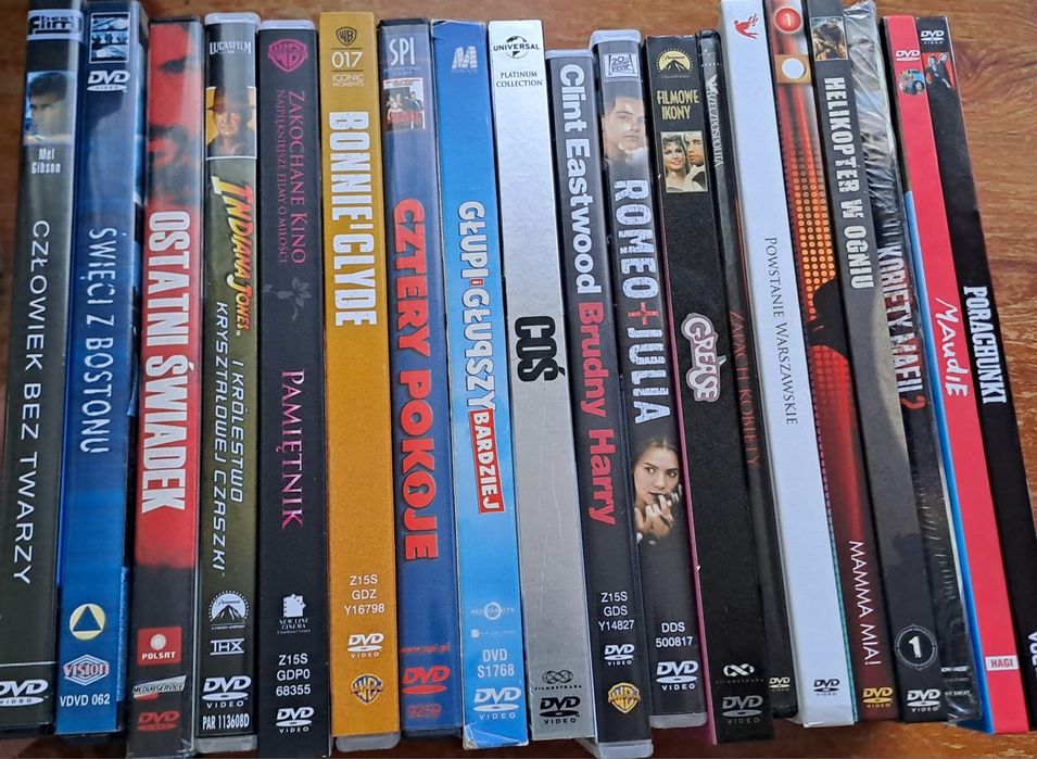 Filmy na DVD - 26 sztuk, zagraniczne i polskie