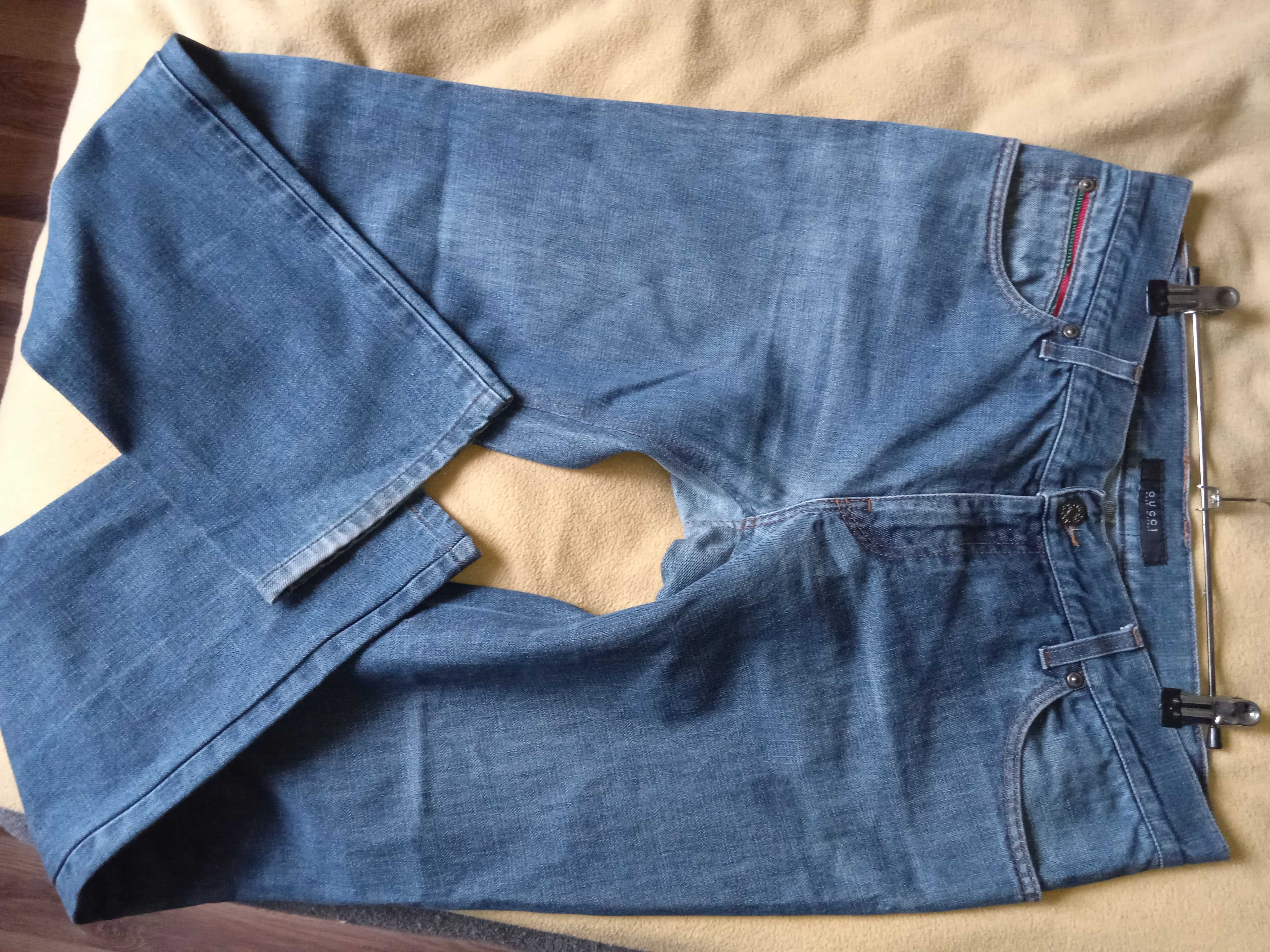 Gucci jeansy 100% oryginalne wysoki stan sklep 1700 zł-38/40