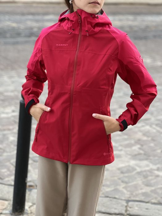 Куртка Mammut жіноча мембранна gore-tex водонепроникна червона нова