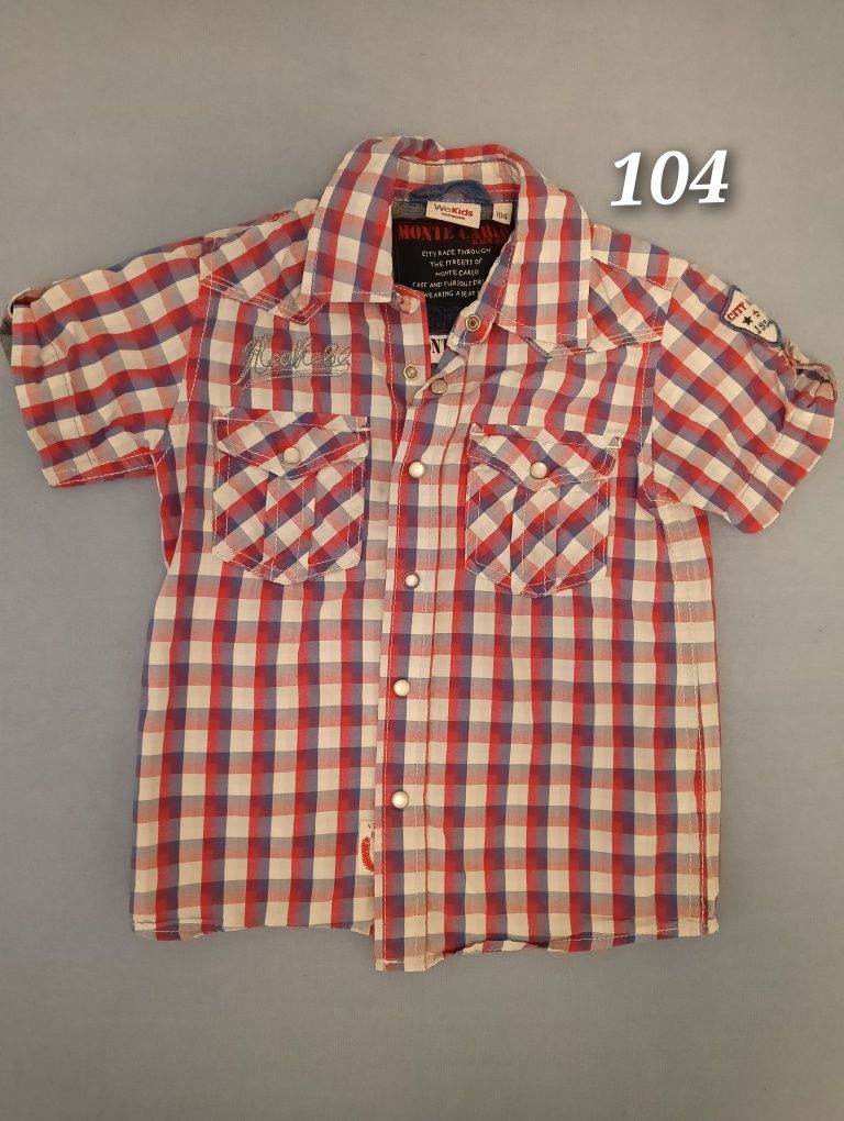 Koszule bluzki 104 paka paczka