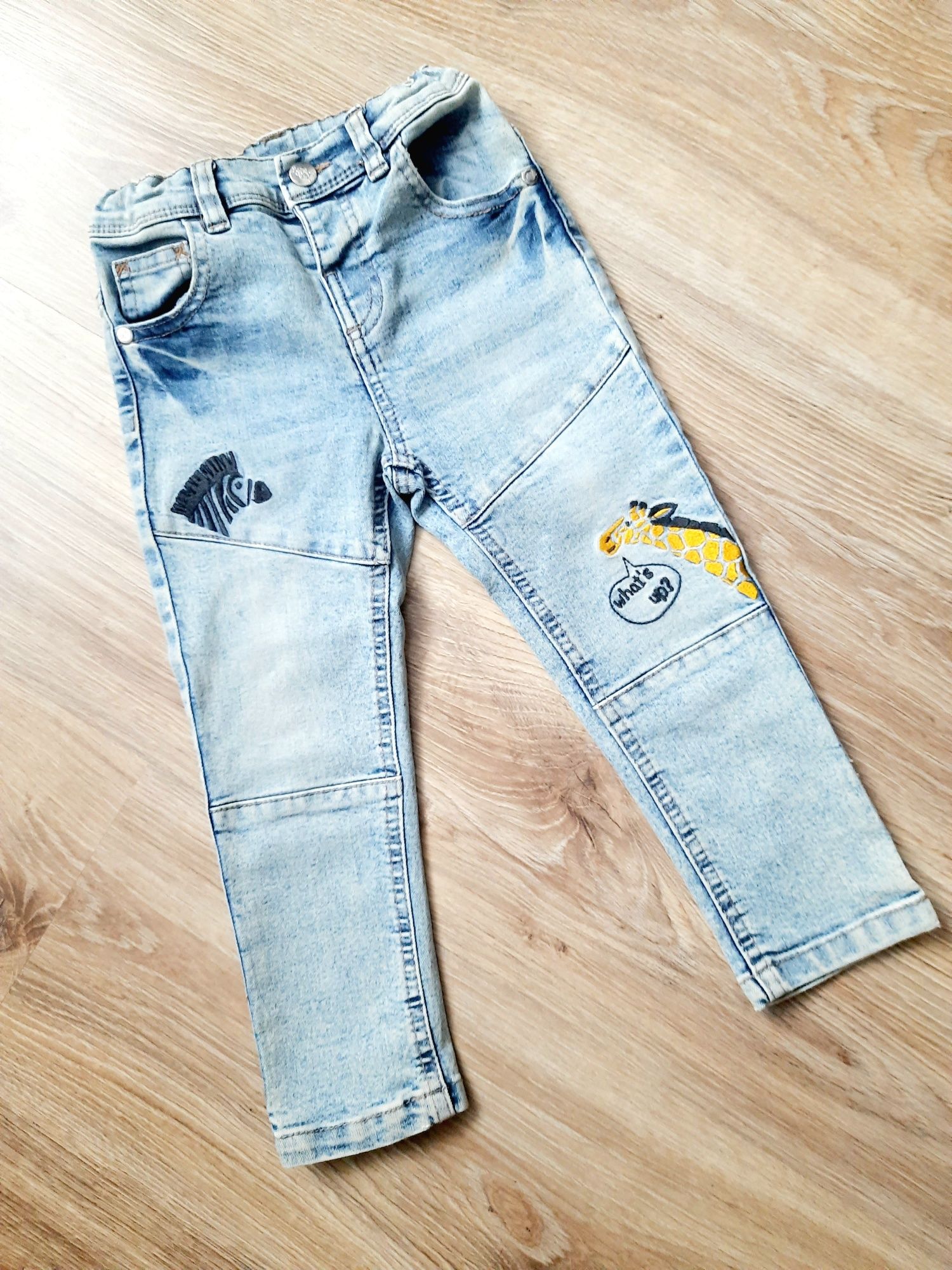 Spodnie spodenki jeansowe jeans 98