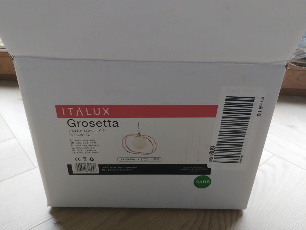 Lampa pojedyncza Italux Grosetta