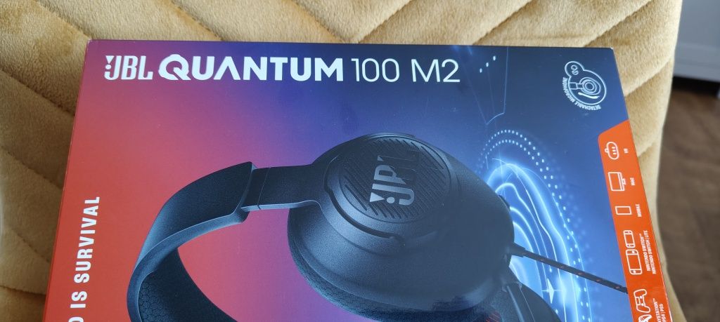 Słuchawki JBL Quantum 100 M2 Czarne nowe!!!