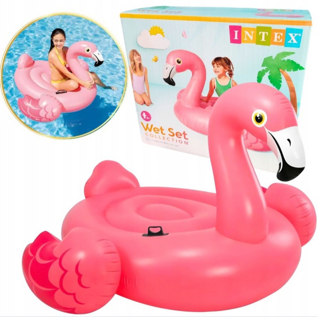Materac dmuchany INTEX flaming dla dzieci duzy
