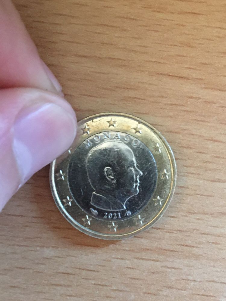 Moeda 1 euro Mónaco MUITO RARA