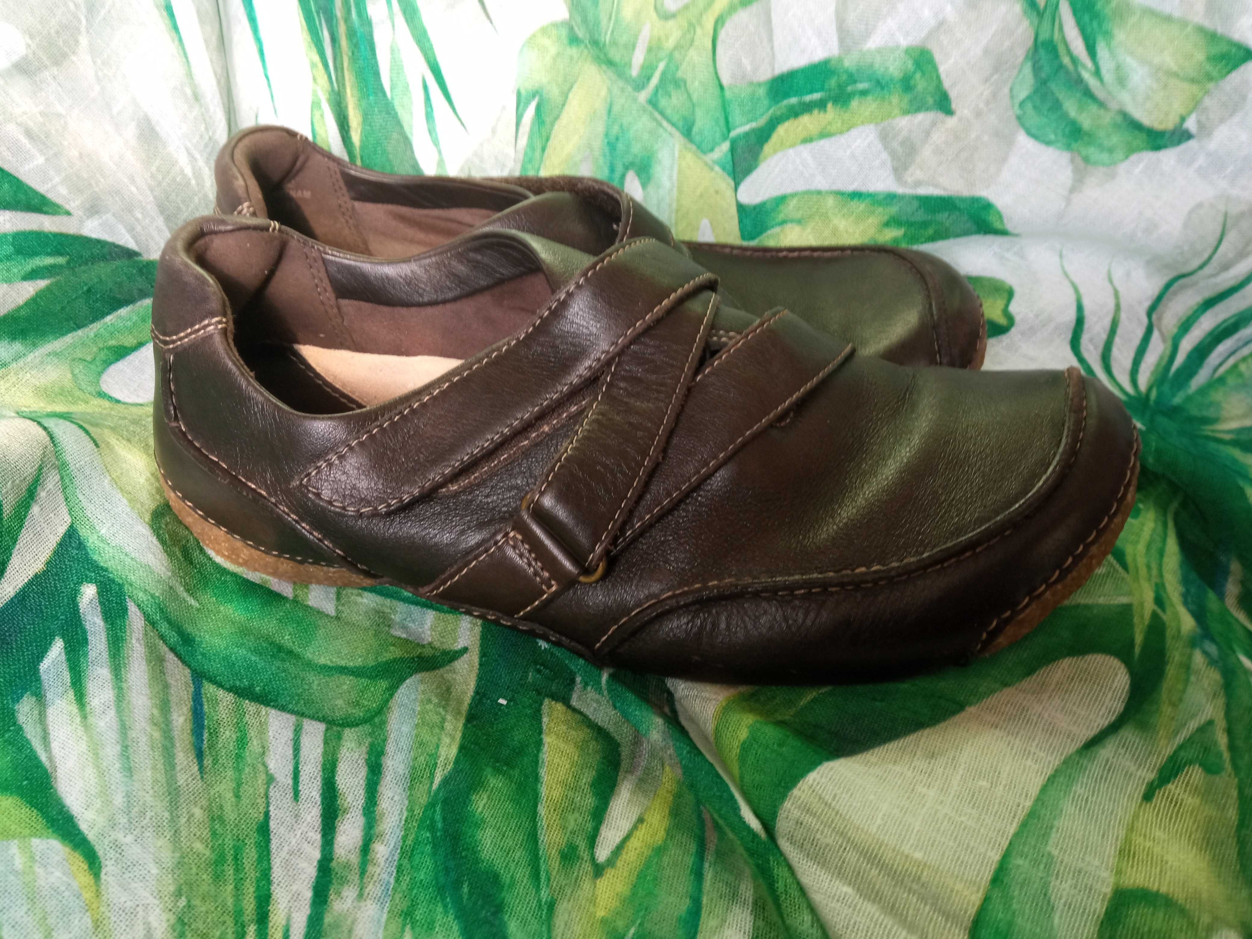 Czółenka buty baleriny Clarks skóra naturalna r.5 (38)