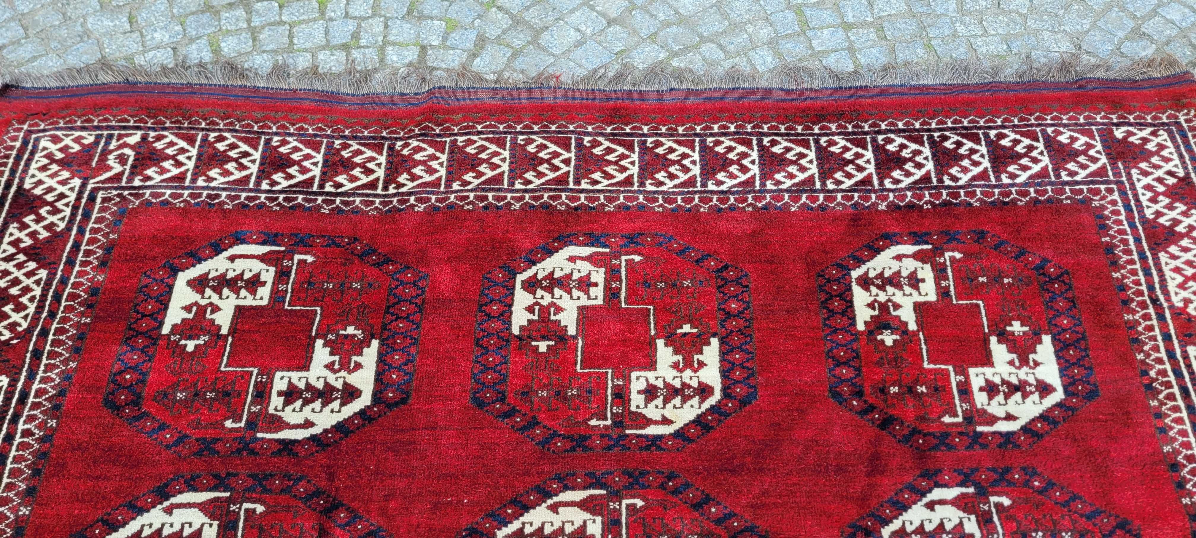 -70% unikat oryginalny stary r. tkany dywan Afgan wełna 245/250 Cena!