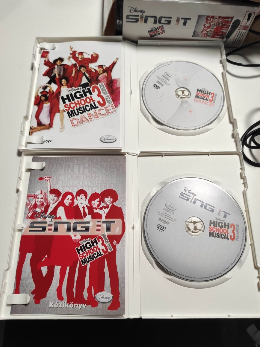 High school musical dance oraz sing it gry muzyczne zestaw mikrofon