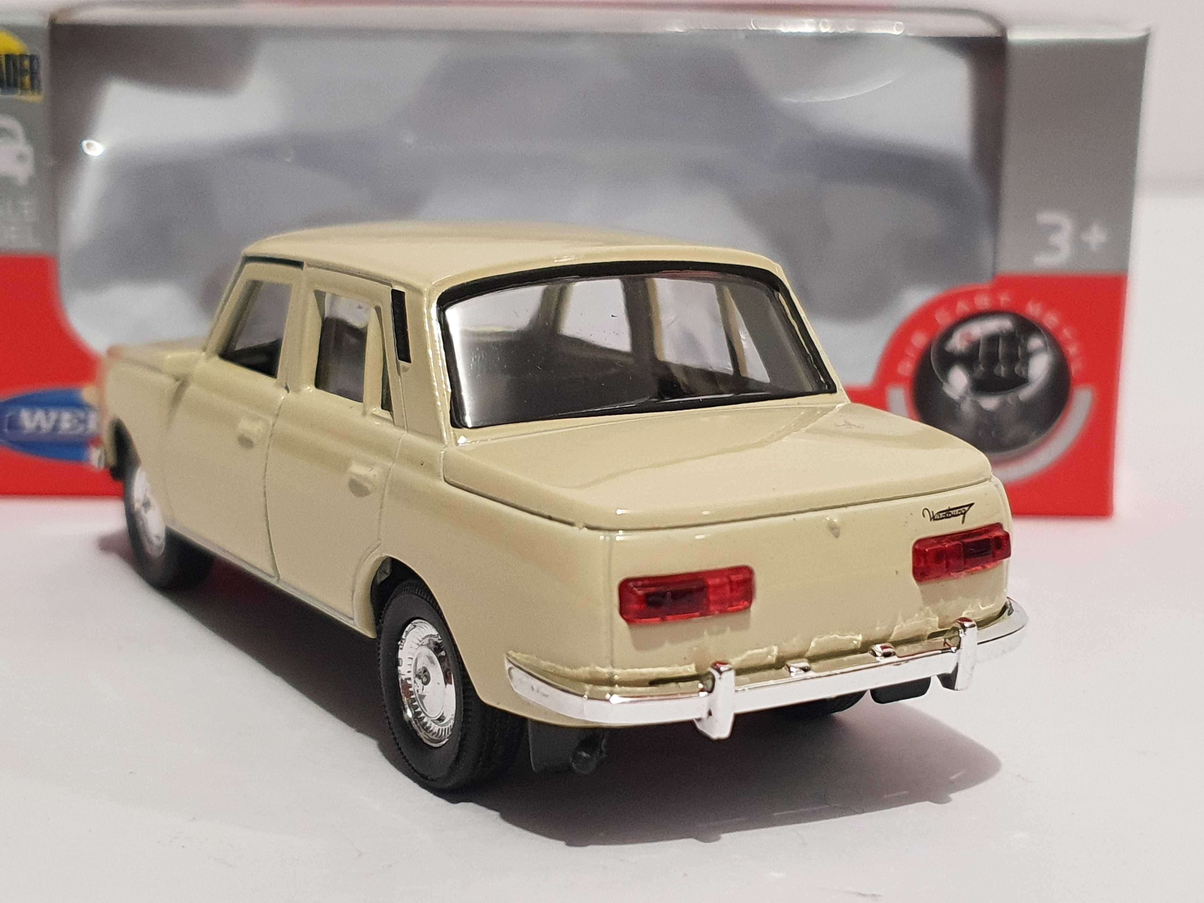 Samochod auto WARTBURG 353 model 1/34 nowy metal