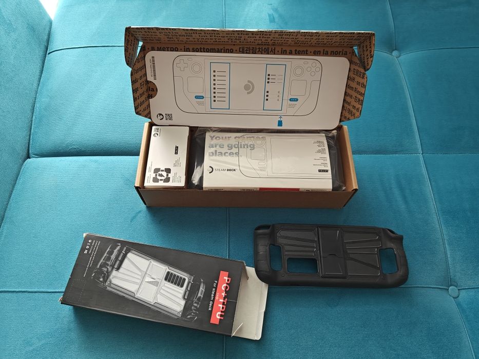 NOWY Steamdeck 256gb LCD + Etui case kickstand (konsola przenośna)