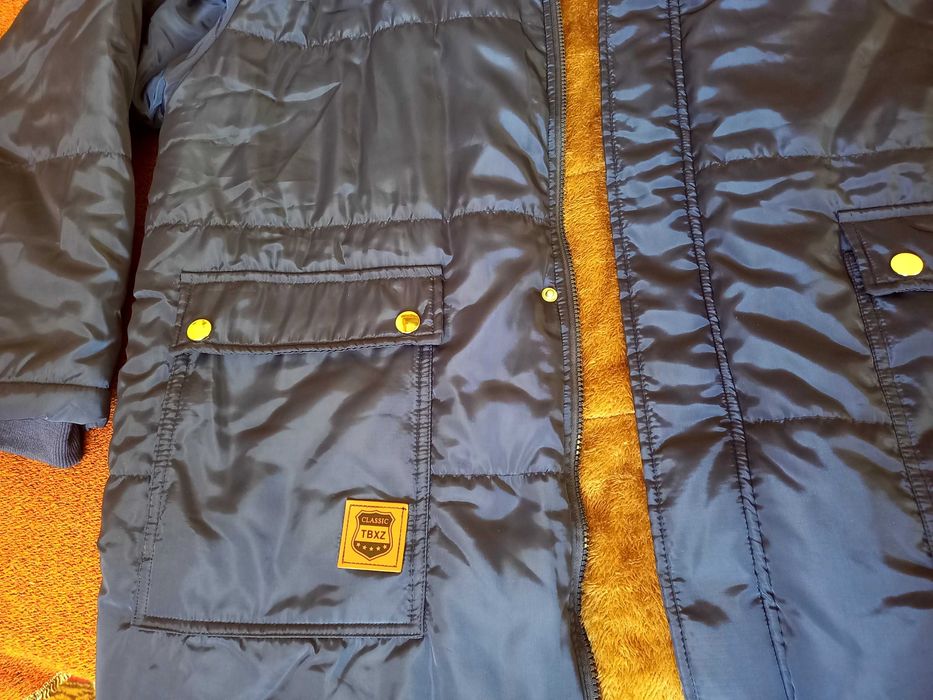 Чоловіча  синя  зимова куртка 3ХL,нова