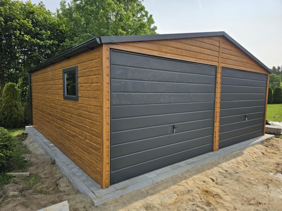Garaż blaszany 4x6 6x5 6x5,80 6x6 7x6 8x6 9x5 9x6 - PRODUCENT Premium!