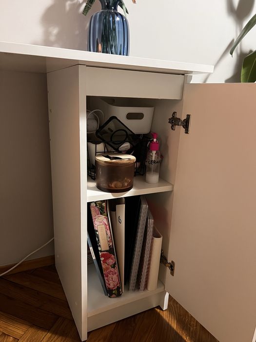 Biurko narożne białe