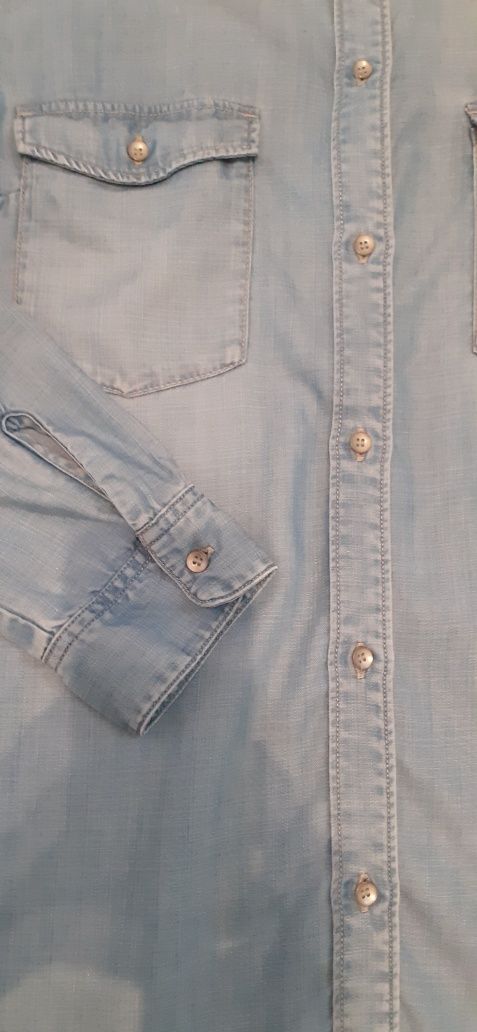 Koszula c&a M /L długa jeans denim