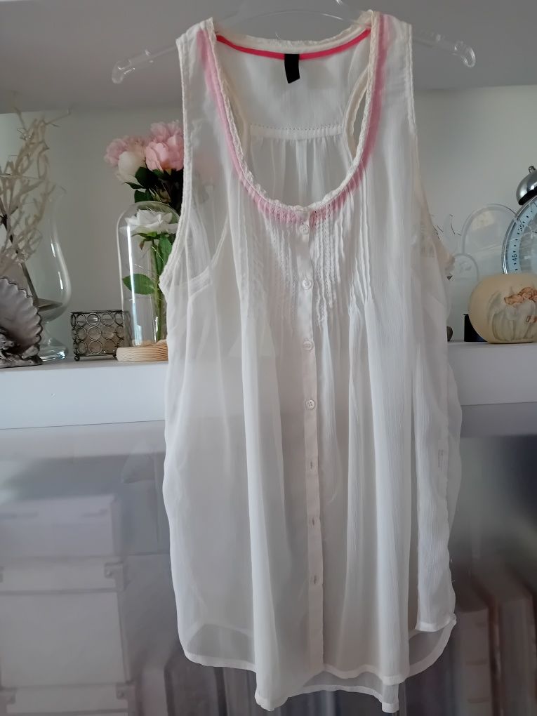 Vero moda zwiewna bluzka mgielka S/M