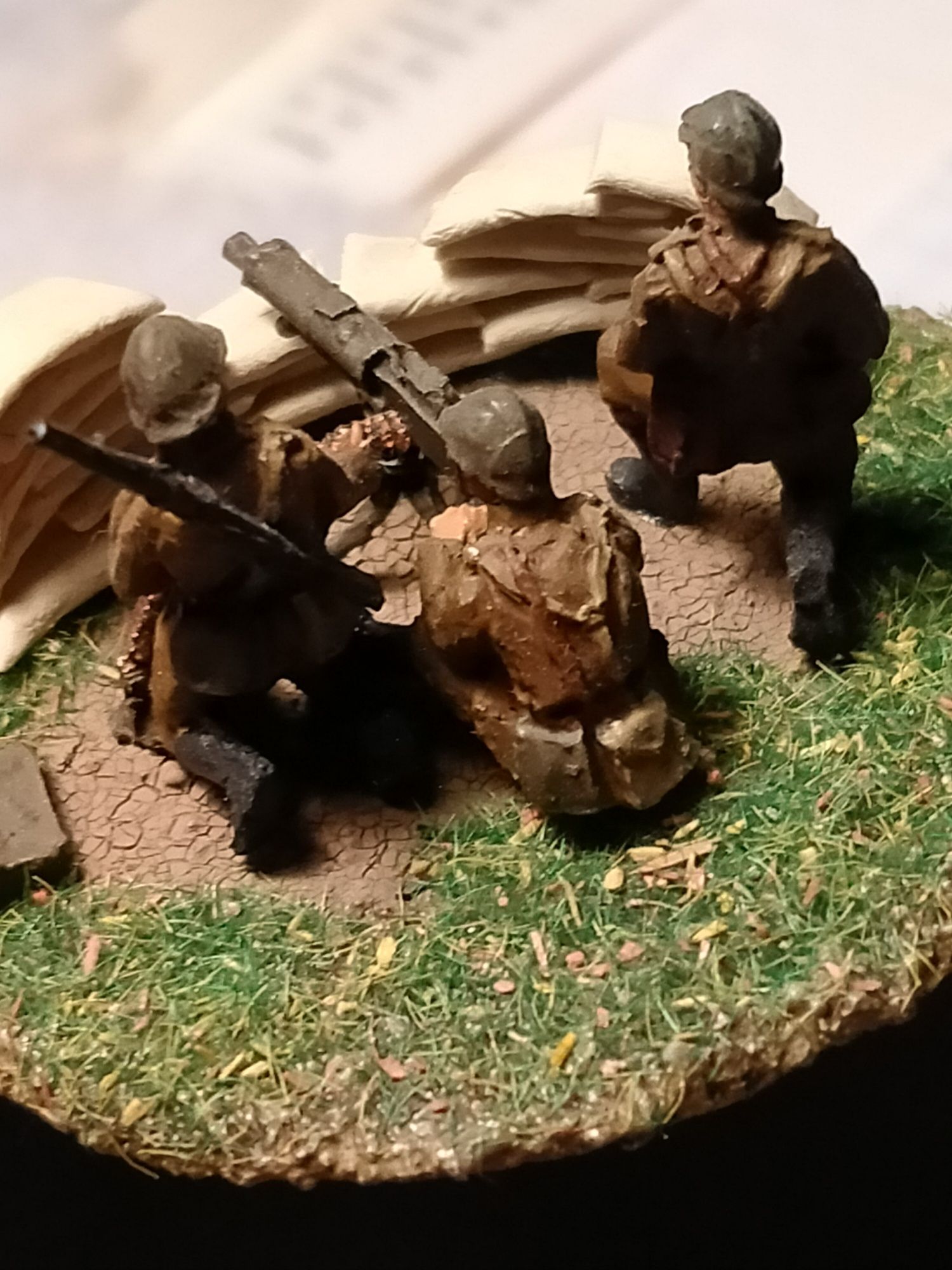 Figurki 1/72 ułani  polscy 1939 z CKM