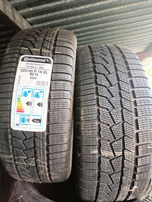 225/45/18 Continetal WinterContact TS860 Run Flat