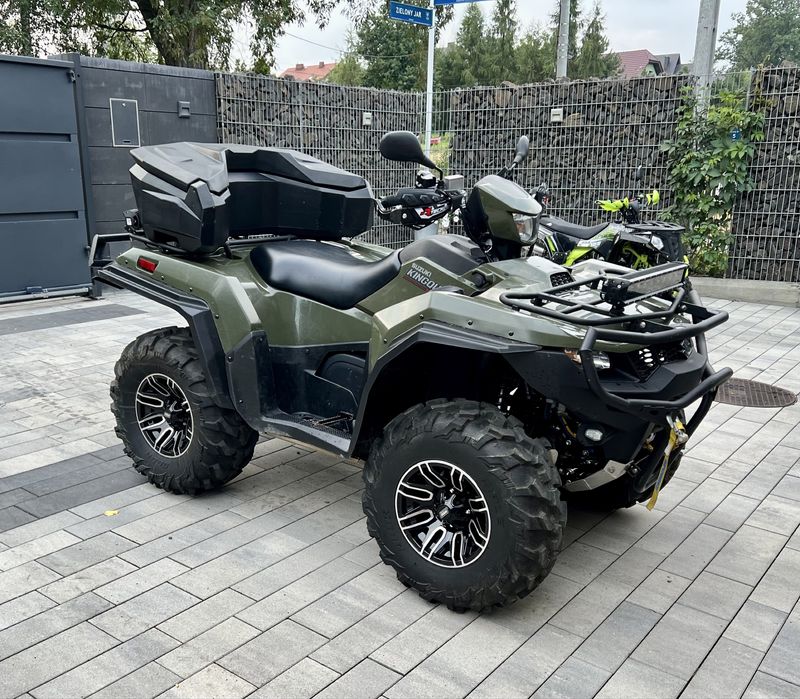 Suzuki KingQuad 750 AXi Stan idealny, 1 wł., 800km, dodatki 15tys.