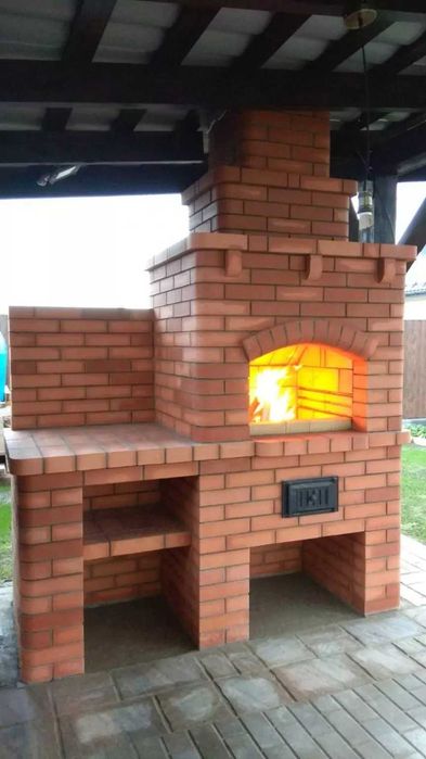GRILL MUROWANY ogrodowy wędziarnia piec chlebowy