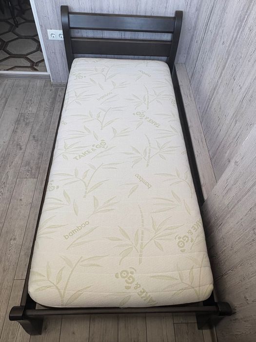 Ліжко деревʼяне Венеція бук 90х190 веге