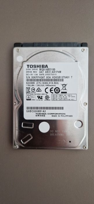 Disco HDD Toshiba 1TB 2.5