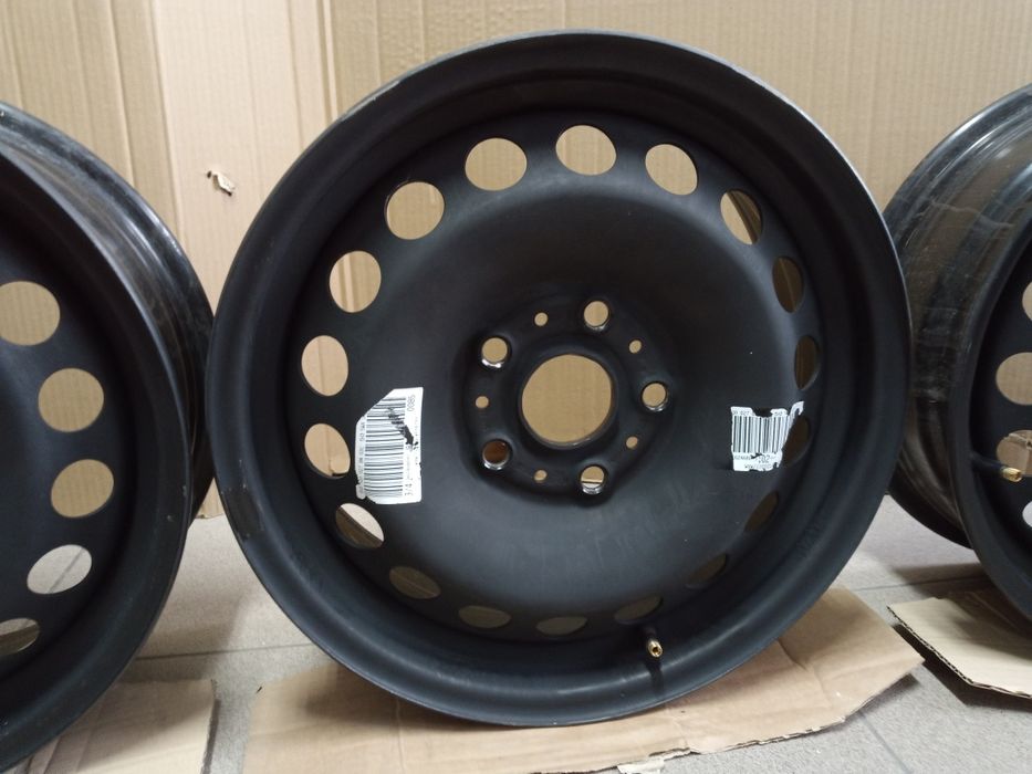 TSM Felgi Stalowe 5x112 15" Kołpaki VW Audi Seat Skoda Polo Golf Passa