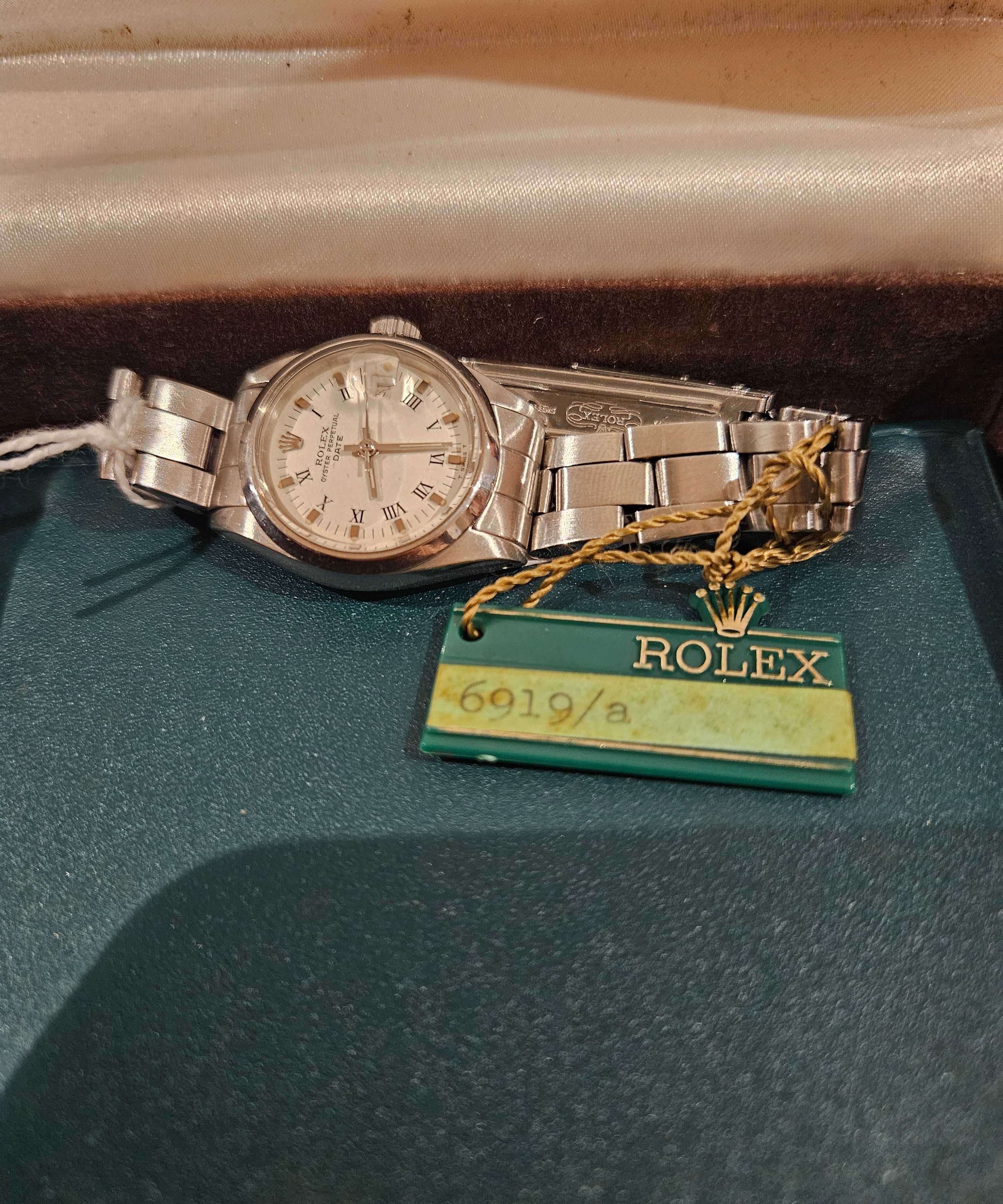 Rolex Lady Date Vintage Ref. 6919 de 1977  AÇO com 26mm